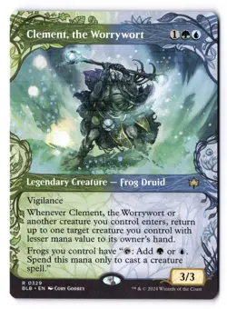 Clement, The Worrywort NM* SHOWCASE Bloomburrowd 0329 mtg -UnltdCards - Image 1