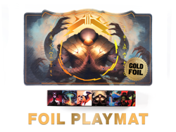 Alfies! Great Distortion Playmat – Foil | Legendary Crown Cut | For MTG Magic - Image 1