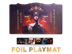 Alfies! Whispering One Playmat – Foil | Legendary Crown Cut | For MTG Magic - Image 1