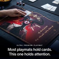 Alfies! Whispering One Playmat – Foil | Legendary Crown Cut | For MTG Magic - Image 2