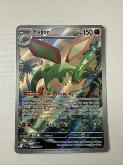 2025 Pokemon Phantasmal Flames PFL EN Flygon Illustration Rare #101/094 - Image 1