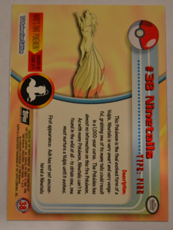 Ninetails #38 Holo Topps Card Black Label Rare - Image 2