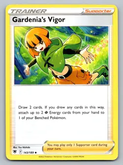 Pokemon TCG SWSH10: Astral Radiance Gardenia's Vigor 143/189 - Image 1