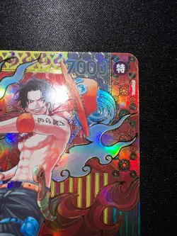 One Piece Card Game Ace SP Super Parallel Rare Trading Card Sleeve - Image 3