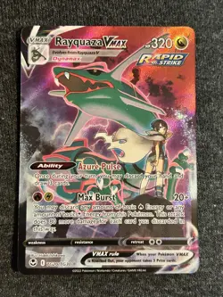 Pokemon TCG Rayquaza VMAX TG20/TG30 Swsh12: Silver Tempest Holo NM - Image 1