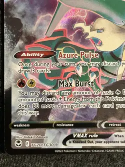 Pokemon TCG Rayquaza VMAX TG20/TG30 Swsh12: Silver Tempest Holo NM - Image 3