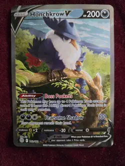 Pokemon TCG Honchkrow v Alt Art 162/172 Brilliant Stars - Image 1