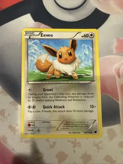 Pokemon TCG Eevee 89/116 BW Plasma Freeze Regular Common Near Mint - Image 1