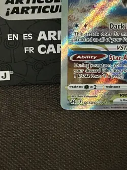 Pokemon Darkrai VStar GG50 Crown Zenith Galarian Gallery Full Ultra Rare Alt Art - Image 5
