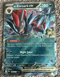 N's Zoroark ex - 098/159 - SV Journey Together - Pokemon - NM/M - Image 1