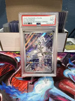 PSA 9 MINT N's Reshiram IR Stamped Journey Together 167/159 Pokemon Cards - Image 2