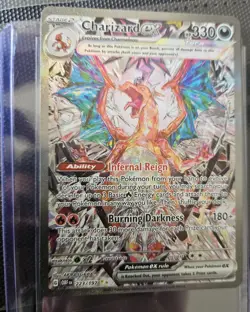 Pokemon TCG Obsidian Flames Charizard EX Card 223/197 - Image 1
