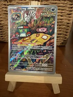 Brute Bonnet 207/182 SV04 Paradox Rift Illustration Rare Holo Pokemon Card - Image 1