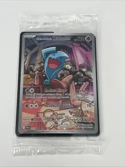 Pokemon card Team Rocket’s Wobbuffet - SEALED PROMO destined Rivals 203 - Image 1