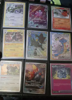 2 Pokemon Binders Full Of Sleeved Cards Some Holo and Reverse Holos - Image 2
