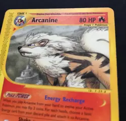 Arcanine 3/144 Skyridge RARE NON-HOLO NON HOLO Pokemon Card 2003 LP - Image 4
