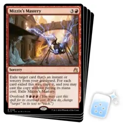 MIZZIX'S MASTERY X4 Ravnica Remastered Magic MTG MINT CARD - Image 1