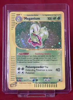 Meganium Expedition 18/165 Holo Shiny Card Excellent Condition Pokemon (T95) - Image 1