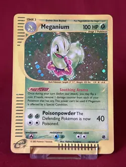 Meganium Expedition 18/165 Holo Shiny Card Excellent Condition Pokemon (T95) - Image 2