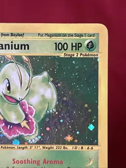 Meganium Expedition 18/165 Holo Shiny Card Excellent Condition Pokemon (T95) - Image 4
