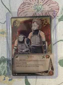 Naruto CCG Anbu Super Rare Foil Ninja Card 082 English 2002 - Image 1