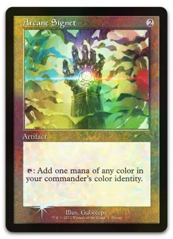 Arcane Signet (Retro Frame) #1 (Foil) (NM) MagicFest MFP Magic MTG - Image 1