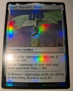 Foil God-Pharoah's Statue - War of the Spark - MTG - Magic: The Gathering - Image 1