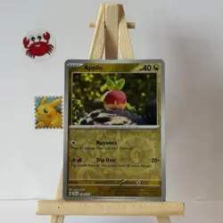 Pokemon Applin 138/191 Surging Sparks Reverse Holo Common NM - Image 1