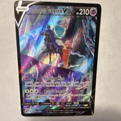 The Pokemon Company Pokemon TCG Shadow Rider Calyrex V TG17/TG30 Full Art Holo - Image 1