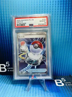 2025 POKEMON PFL EN-PHANTASMAL FLAMES ULTRA RARE #123 SWITCH PSA 10 - Image 1