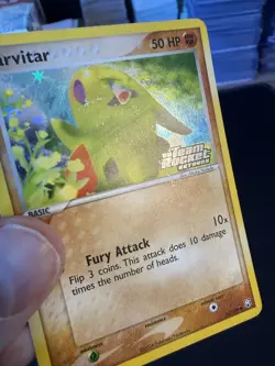 Larvitar 62/109 Reverse Holo Stamped - Pokemon TCG, EX Team Rocket Returns, 2004 - Image 2