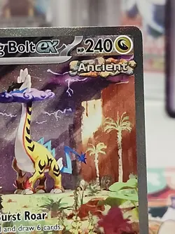 Pokemon Raging Bolt EX 208/162 Special Illustration Rare Pokemon - Image 4