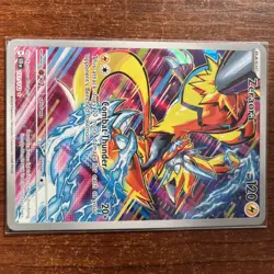 Pokemon TCG Stellar Crown Illustration Rare Zeraora 151/142 - Image 1