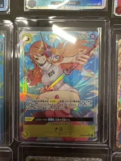 One Piece Trading Card Nami Ace Marco Parallel Card Select One - Image 2