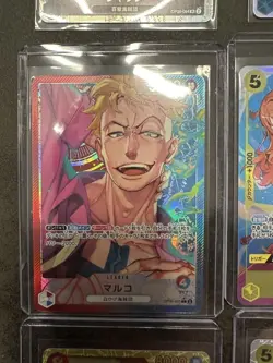 One Piece Trading Card Nami Ace Marco Parallel Card Select One - Image 4