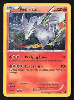 Reshiram - (Cosmos Holo) Promo Holofoil MCAP 017/116 LP Pokemon TCG - Image 1