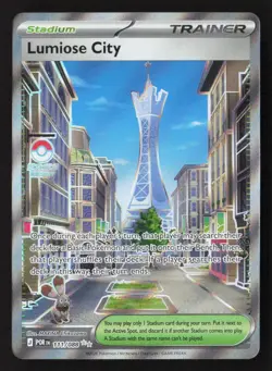Lumiose City Ultra Rare Holo POR 111/088 NM Pokemon TCG - Image 1