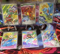 Pokemon First Partners Illustration Collection Series 1! Kanto and Alolan Region - Image 1