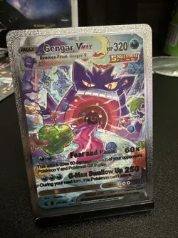 Pokemon🔥GENGAR VMAX 271/264🔥Silver FOIL🔥Fusion Strike🔥Collectible🔥 - Image 2