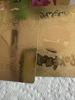 Pokemon 4 V Vmax Gx Gold Foil 🔥Fan Art🔥set NM - Image 2