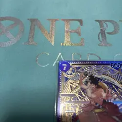 One Piece Trading Card Luffy Taro SP SR Fast Punch Play Use - Image 4