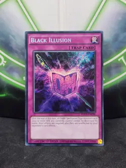 Yugioh Black Illusion YGLD-ENC00 Secret Rare Limited Edition NM - Image 1