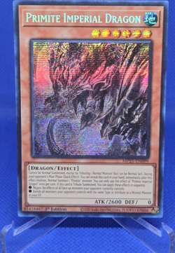 Yu-Gi-Oh! Primite Imperial Dragon MP25-EN099 1st Edition Prismatic Secret Rare - Image 1