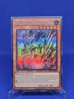 Yu-Gi-Oh! Primite Imperial Dragon MP25-EN099 1st Edition Prismatic Secret Rare - Image 2