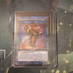 YuGiOh! INFO-EN046 Fiendsmith's Requiem 1st Edition Secret Rare NM - Image 1