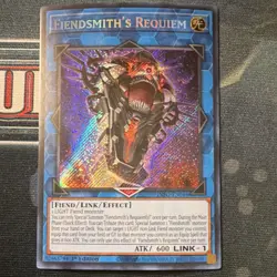 YuGiOh! INFO-EN046 Fiendsmith's Requiem 1st Edition Secret Rare NM - Image 2