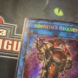 YuGiOh! INFO-EN046 Fiendsmith's Requiem 1st Edition Secret Rare NM - Image 4