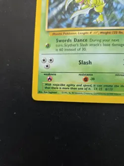 Pokemon TCG Scyther Jungle Non Holo Rare Card 26/64 - Image 2