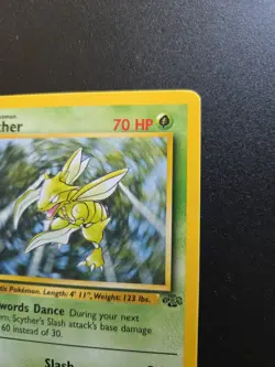 Pokemon TCG Scyther Jungle Non Holo Rare Card 26/64 - Image 4