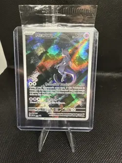 MEWTWO SVP 052 Scarlet Violet 151 Promo Illustration Rare Pokemon Card SEALED - Image 1